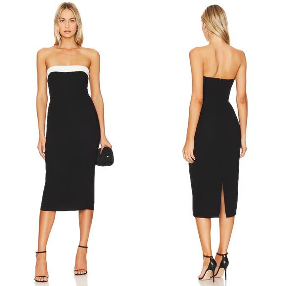 Amanda Uprichard Dresses & Skirts - Amanda Uprichard x REVOLVE Kerry Midi Dress in Black Size Medium